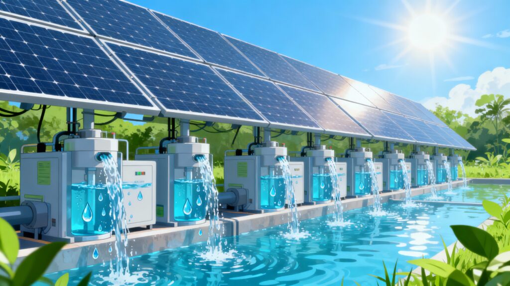 solar desalination plants